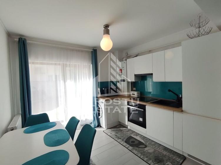 Apartament cu 2 camere semidecomandat, mobilat în Giroc