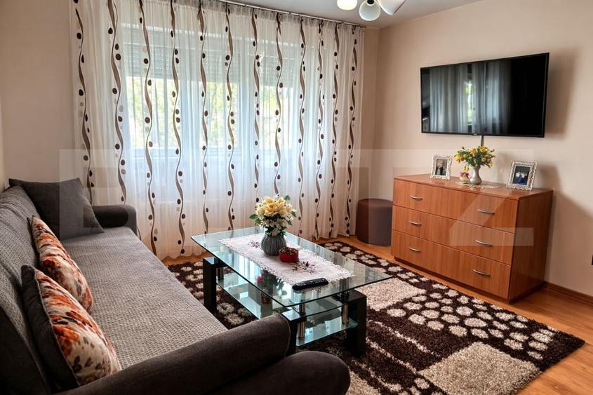 Apartament 2 camere, etaj 1, complet renovat și mobilat – gata de mutare. Reghin - 4