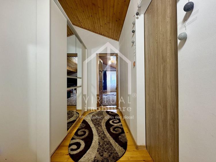 Apartament cu 3 camere semidecomandat, mobilat în Central