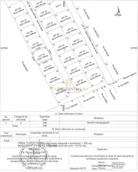 Teren intravilan 398 mp, aproape de metrou Tudor Arghezi-Com. Berceni - 1