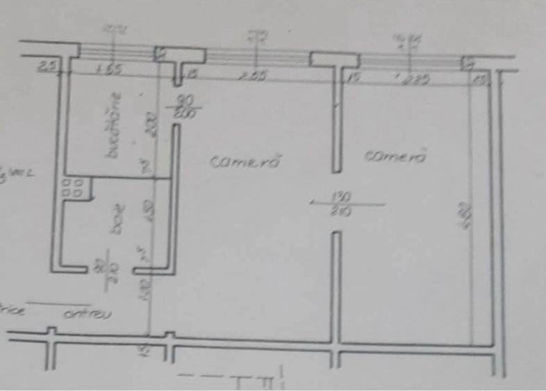 Apartament cu 2 camere în Centura