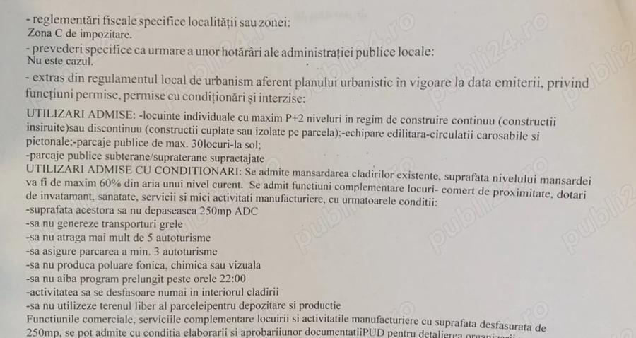 Teren de 544 mp, în Central