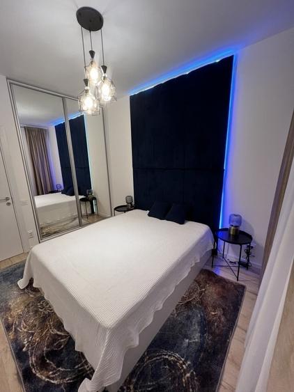 Apartament cu 2 camere semidecomandat, mobilat în Mihai Bravu