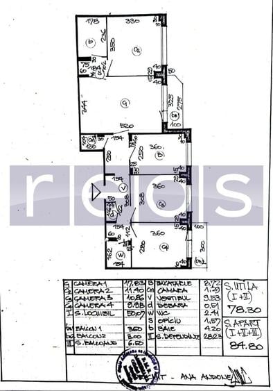 Apartament cu 4 camere semidecomandat în Teiul Doamnei