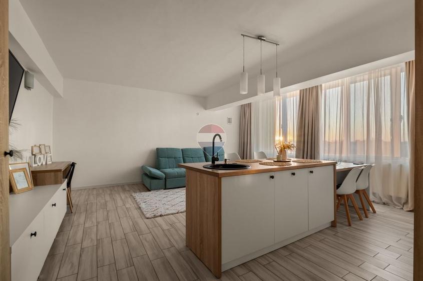 Apartament cu 2 camere semidecomandat în Aradul Nou