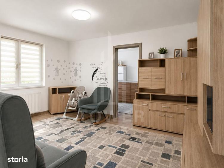 Apartament cu 2 camere, mobilat în Hipodrom 3