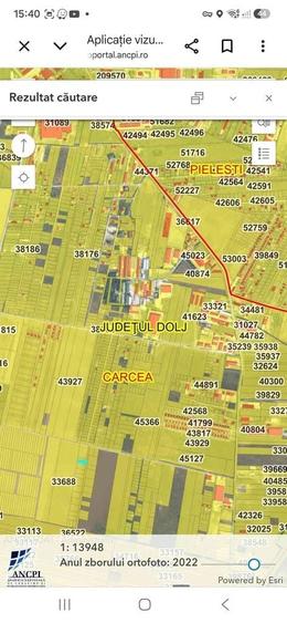 Teren de 1235 mp, în Cârcea