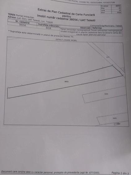 Teren de 10472 mp, în Central