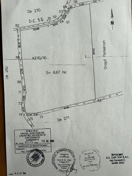 Teren de 656 mp, în Corbu