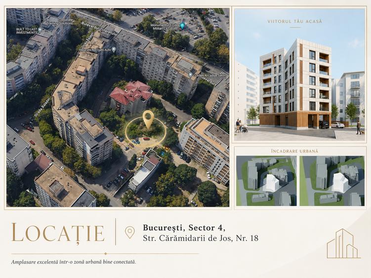 Apartament cu 3 camere decomandat în Tineretului