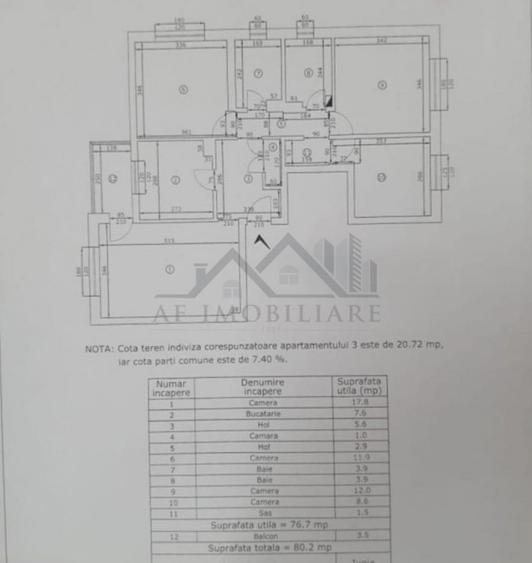 Apartament cu 4 camere decomandat în Nicolina