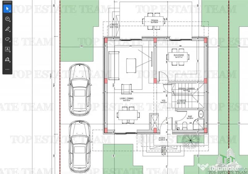 Casă cu 4 camere cu Teren 225 Mp în Chiajna