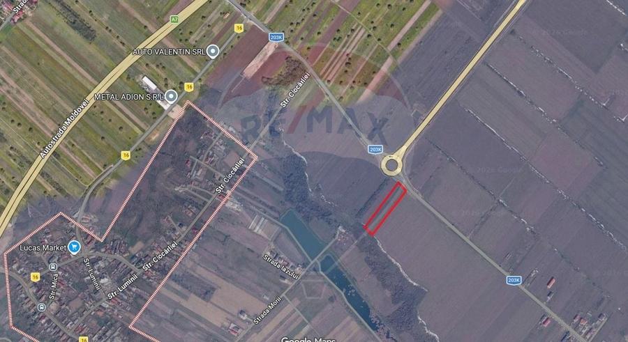 Teren agricol intravilan de 2461 mp, în Scurtești