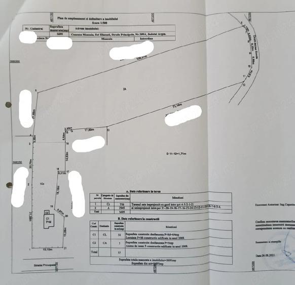 Casă cu Teren 3695 Mp în Hințești