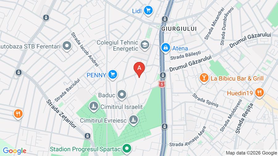 Apartament cu 2 camere decomandat în Giurgiului