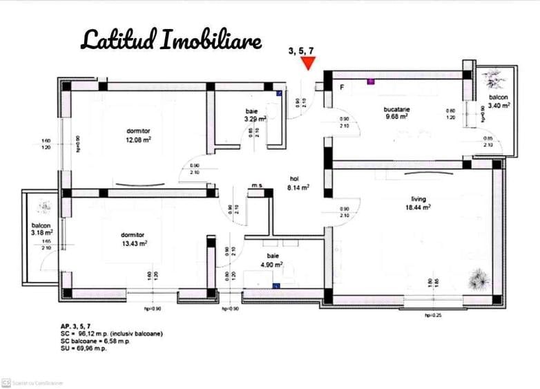 Apartament 2 cam, 3 cam || Trivale, Pitesti - 6