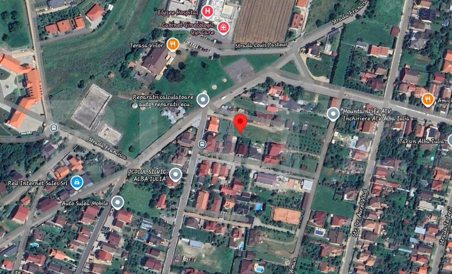 Teren Construcții intravilan de 448 mp, în Vest