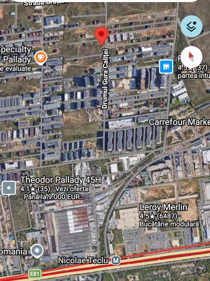 Teren intravilan de 500 mp, în Theodor Pallady