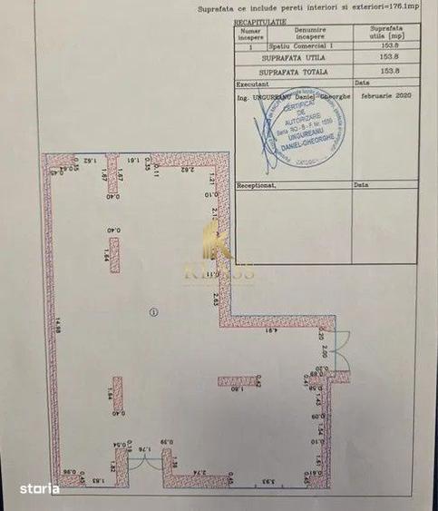 Spațiu comercial, de 153.8 mp, în Militari