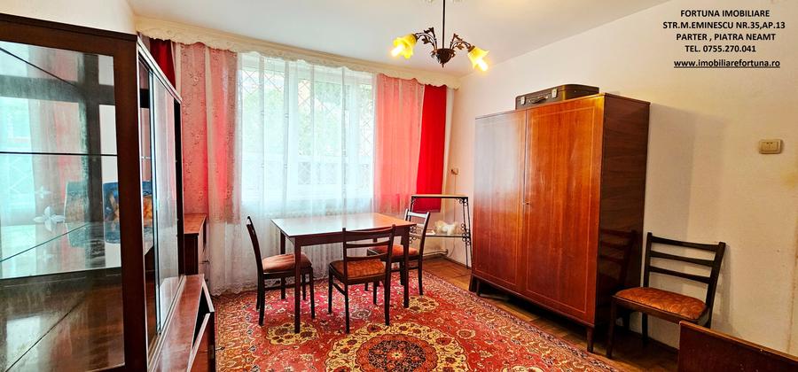 Garsoniera decomandata,parter,bloc de apartamente,zona Macrina-Darmanesti - 1
