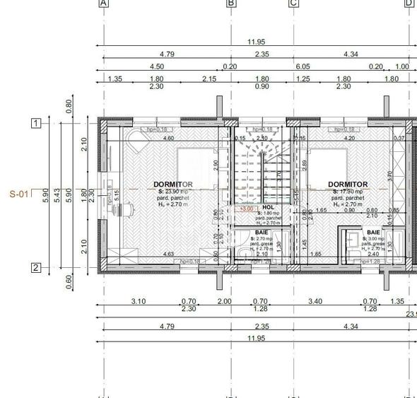 Casă cu 5 camere cu Teren 300 Mp în Central