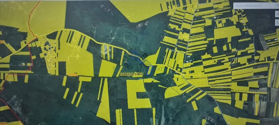 Teren agricol extravilan de 4821 mp, în Roșia