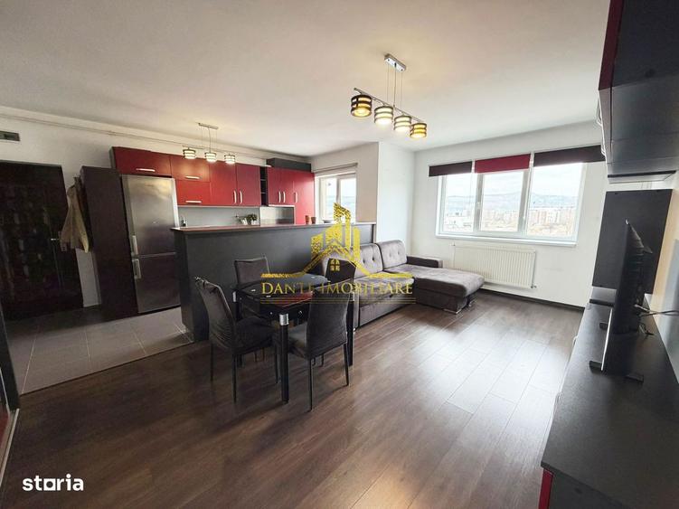 2 camere, spatios, mobilat modern, bloc nou, balcon, zona VIVO - 3