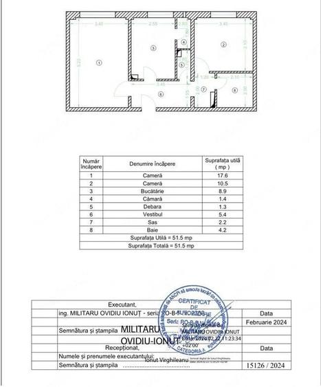 Apartament zona Bd. Chisinau - DIham - 2