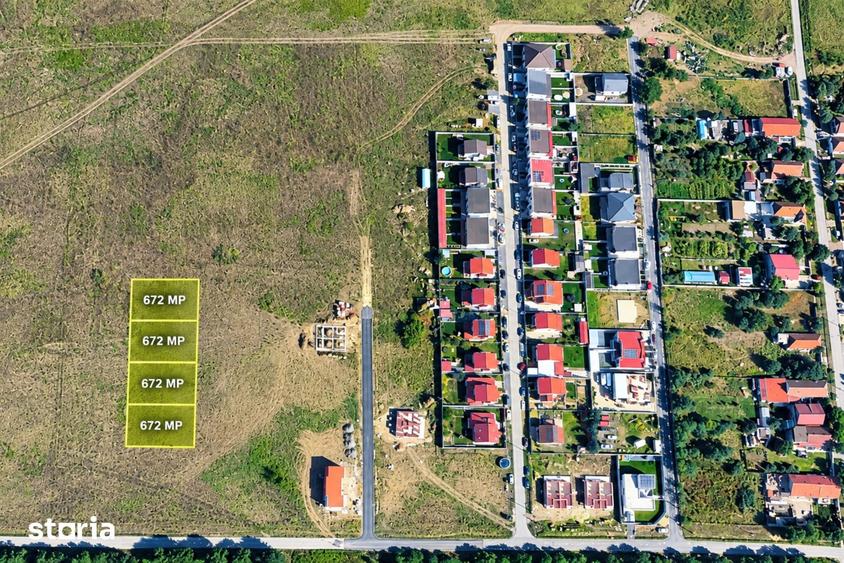 Teren de 672 mp, în Sânandrei