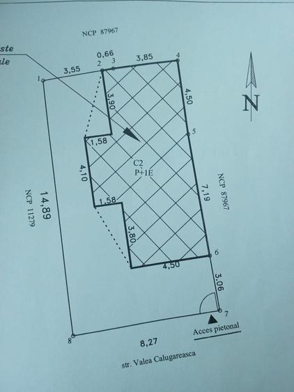 Casă cu 2 camere în Nicolae Bălcescu