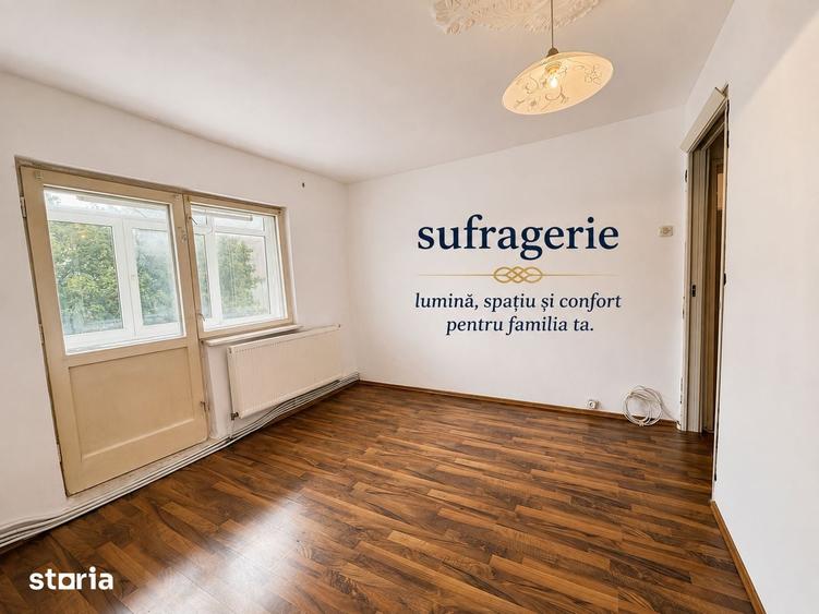 Apartament cu 2 camere semidecomandat în Republicii