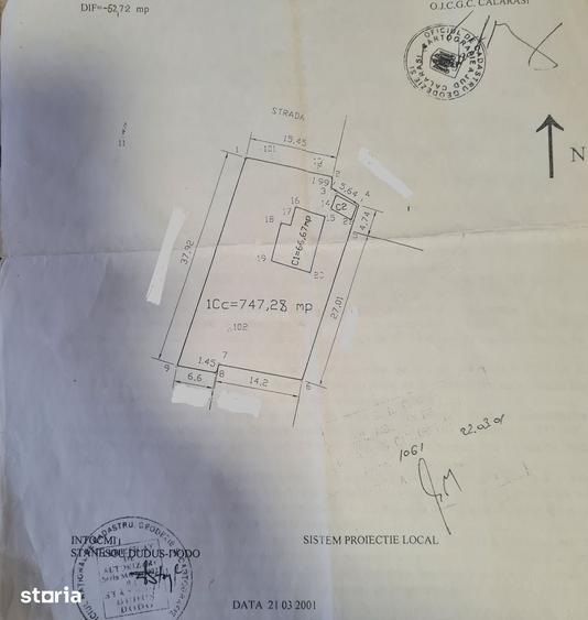 Casă cu 3 camere cu Teren 700 Mp în Lehliu