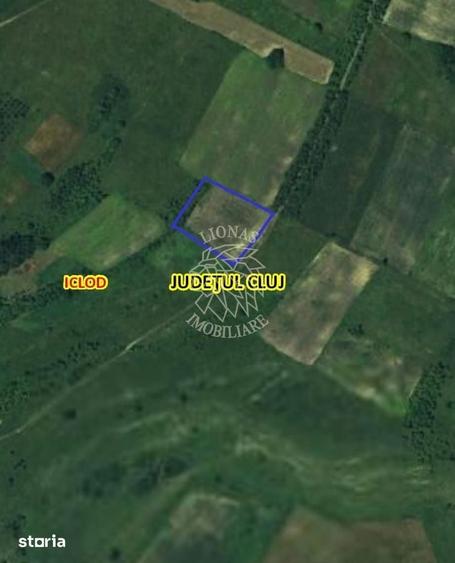 Teren de 7800 mp, în Iclod