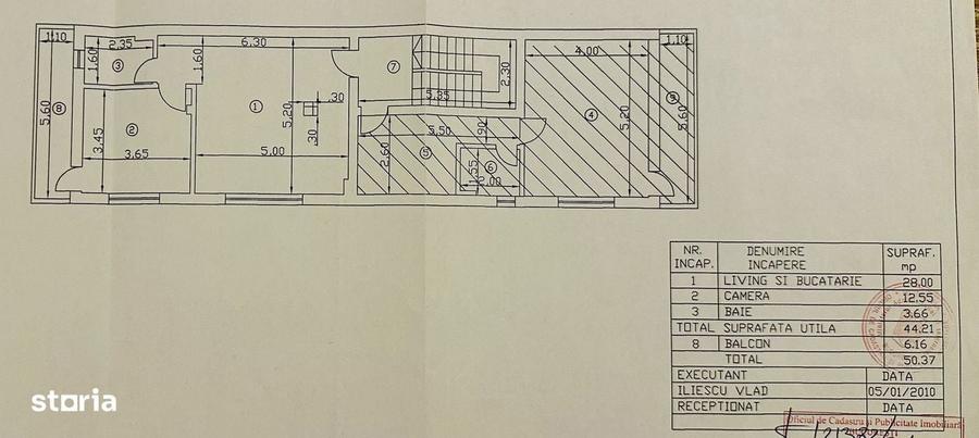 Apartament cu 2 camere în Titan
