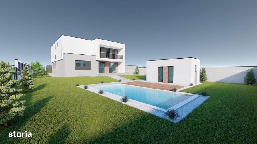O casa construita la superlativ teren 712 mp, piscina. - 7