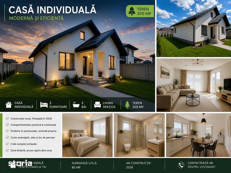 Casă cu 3 camere cu Teren 300 Mp în Central