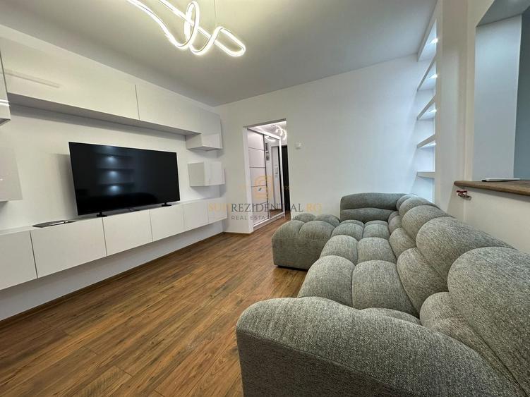 Apartament cu 3 camere semidecomandat, mobilat în Berceni