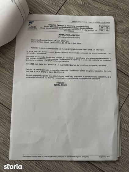 Teren de 18720 mp, în Halmășd