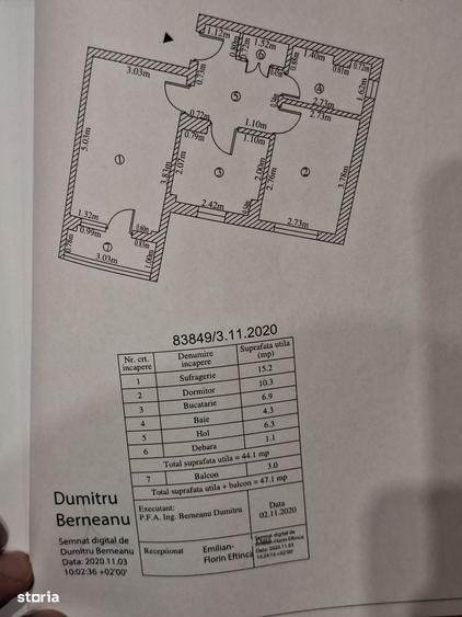 Apartament cu 2 camere decomandat în Siderurgiștilor