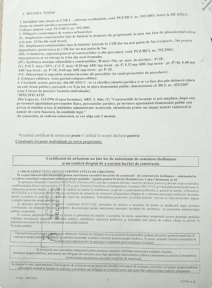 Teren agricol intravilan de 650 mp, în Bucium