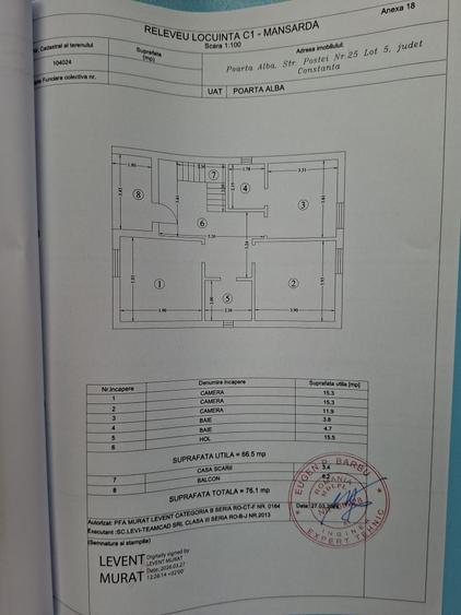 Casă cu 4 camere cu Teren 281 Mp în Poarta Albă