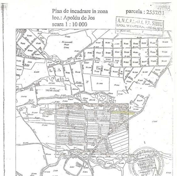 Teren de 26258 mp, în Apoldu de Jos
