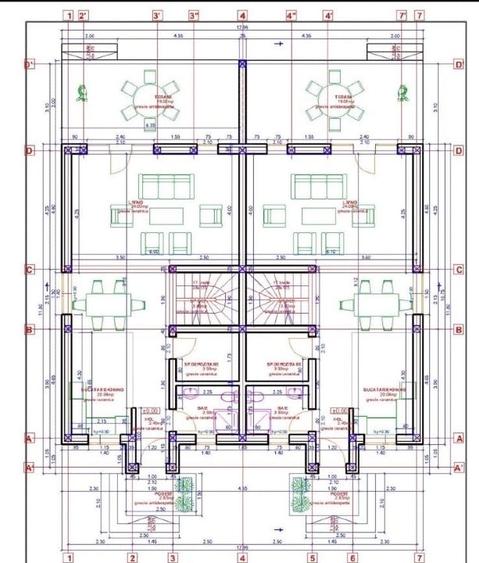 Duplex cu 4 camere cu Canalizare în Moșnița Nouă