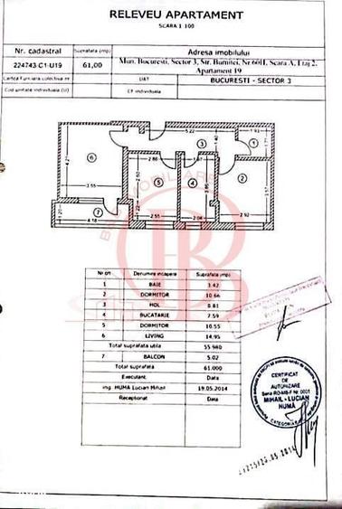 Apartament cu 3 camere decomandat în Theodor Pallady