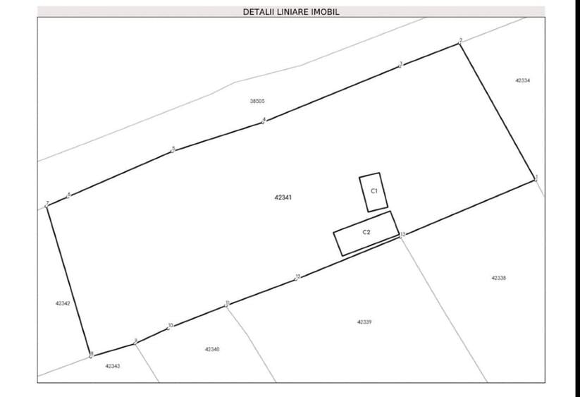 Teren Construcții intravilan de 2702 mp, în Sitești