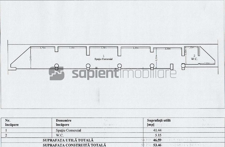 Spațiu comercial, de 394.89001464844 mp, în Centru Civic