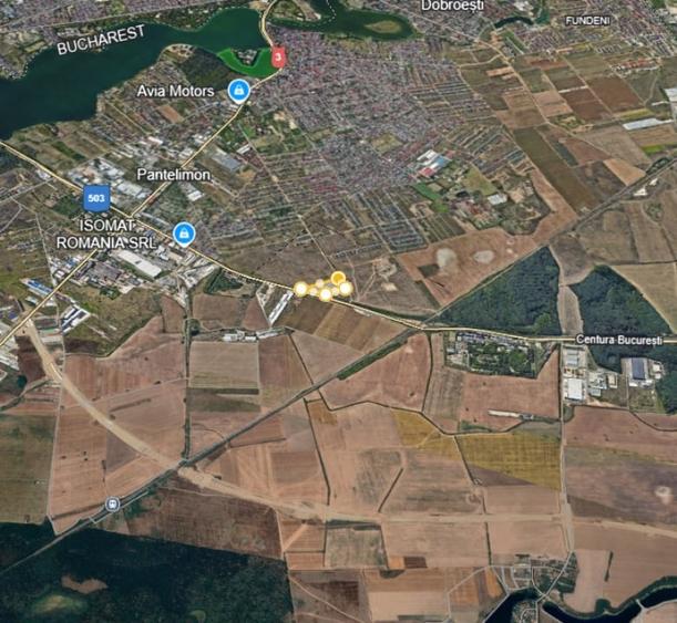 Teren Construcții intravilan de 35369 mp, în Pantelimon