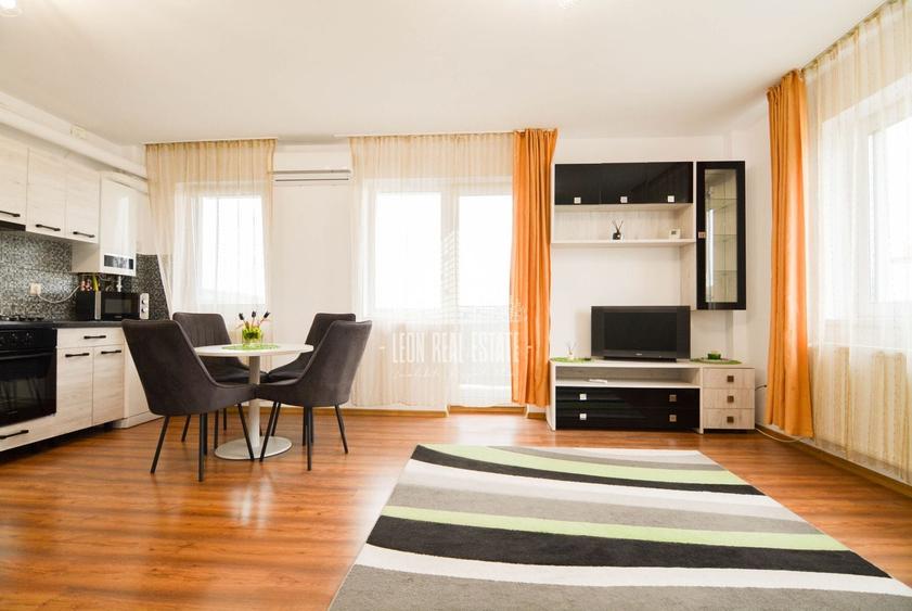 Apartament cu 3 camere semidecomandat, mobilat în Dâmbul Rotund