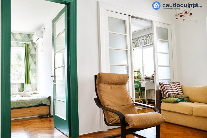 Apartament cu 4 camere, mobilat în Cotroceni