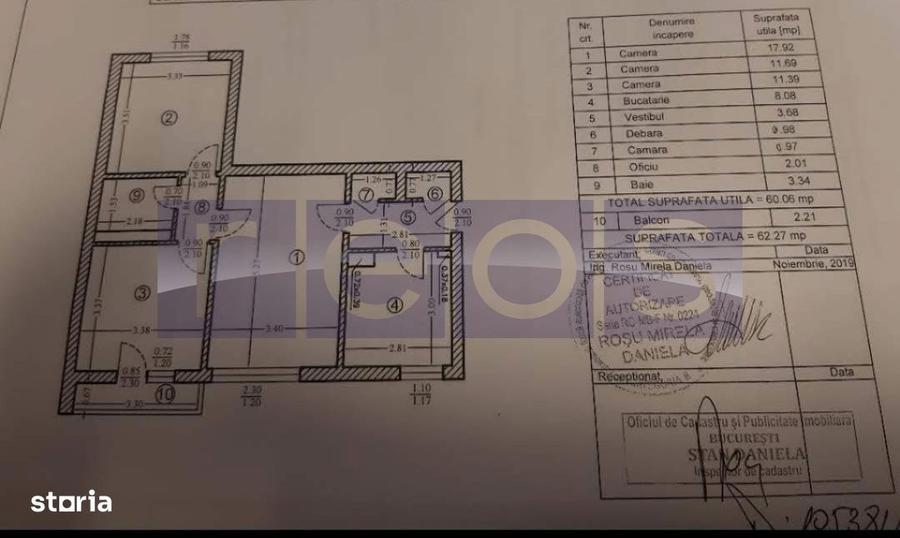 Apartament cu 3 camere în Dristor
